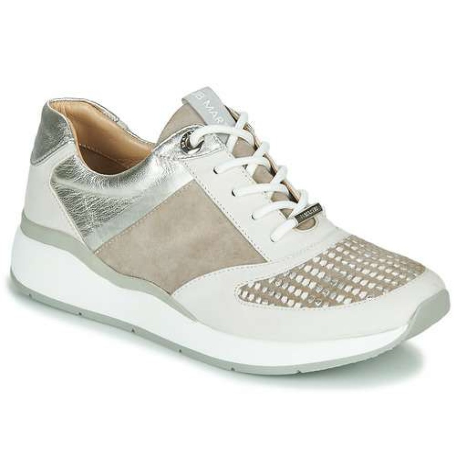 Shoes * | 1Kalio Beige / White / Silver Jb Martin Latest Fashion